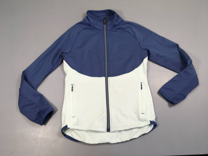 Survêtement  zippé bleu-blanc, moins cher chez Petit Kiwi
