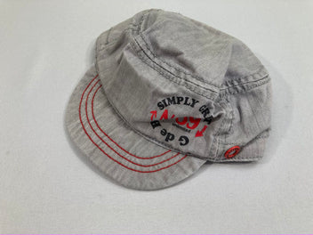 Casquette denim gris N°39