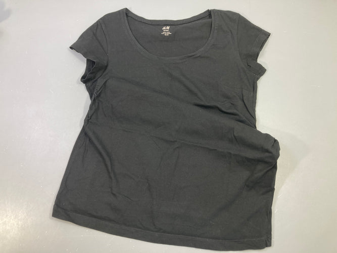 Robe t-shirt m.c noir de grossesse, moins cher chez Petit Kiwi