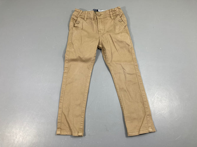Pantalon beige Chino Slim, moins cher chez Petit Kiwi