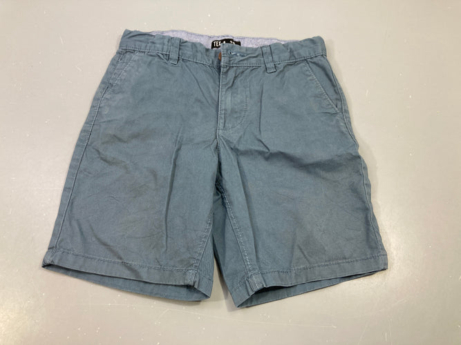 Bermuda bleu coton, moins cher chez Petit Kiwi
