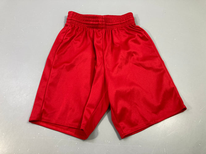 Bermuda rouge, moins cher chez Petit Kiwi