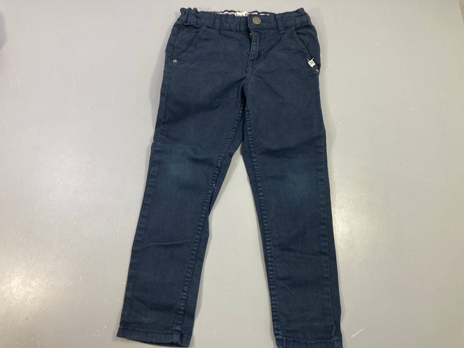 Pantalon bleu foncé coton, moins cher chez Petit Kiwi