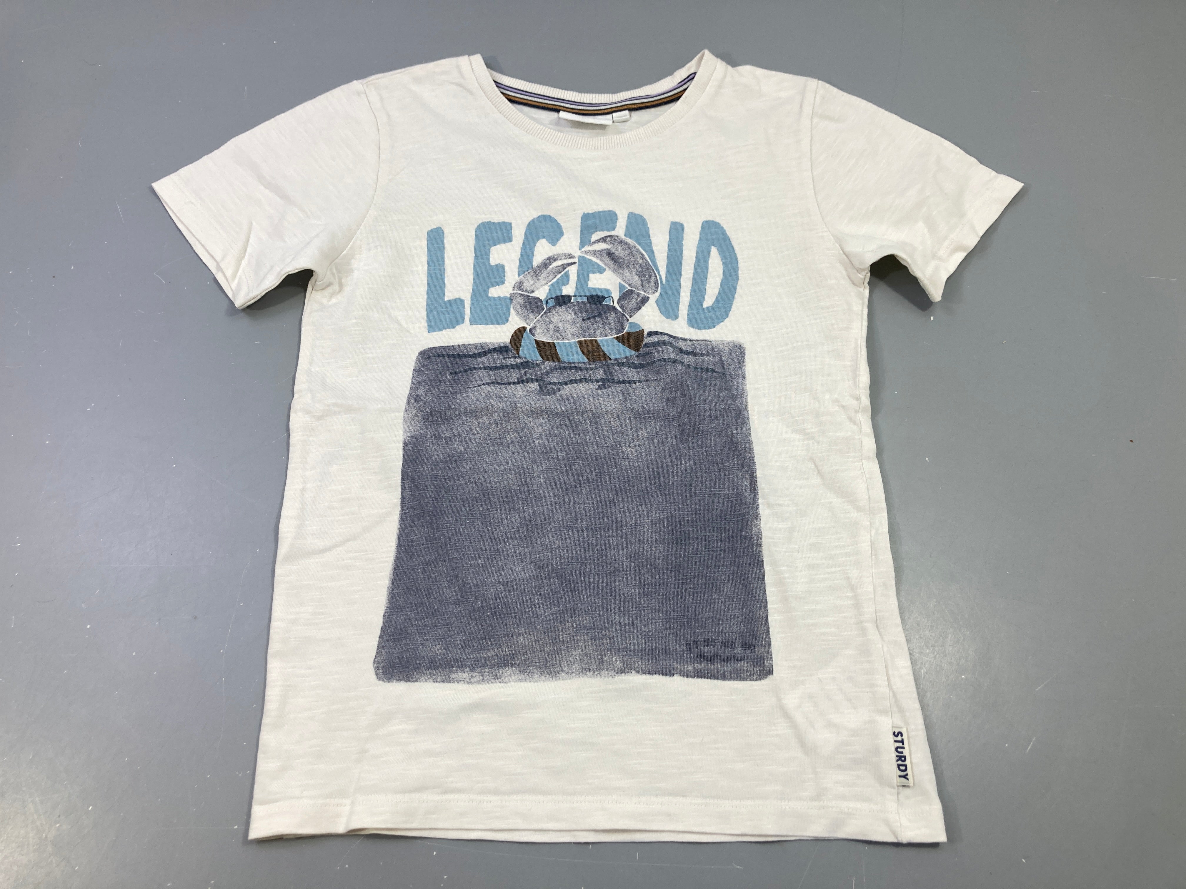 T-shirt m.c blanc Legend, Sturdy