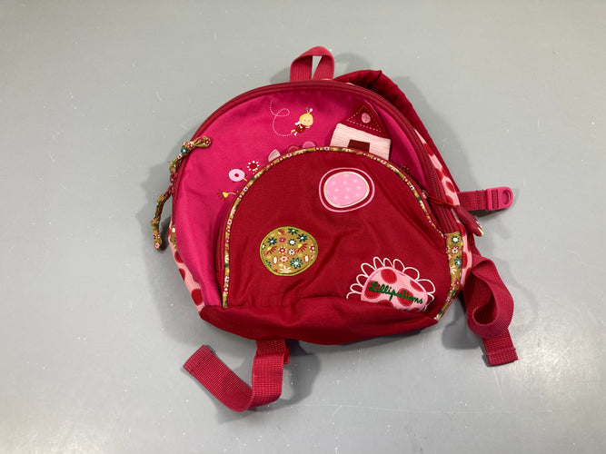 Parfait état-Petit Sac à dos fuschia Liz, moins cher chez Petit Kiwi