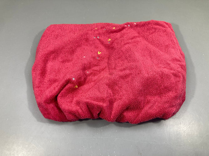 Housse pour coussin à langer éponge fuschia, moins cher chez Petit Kiwi