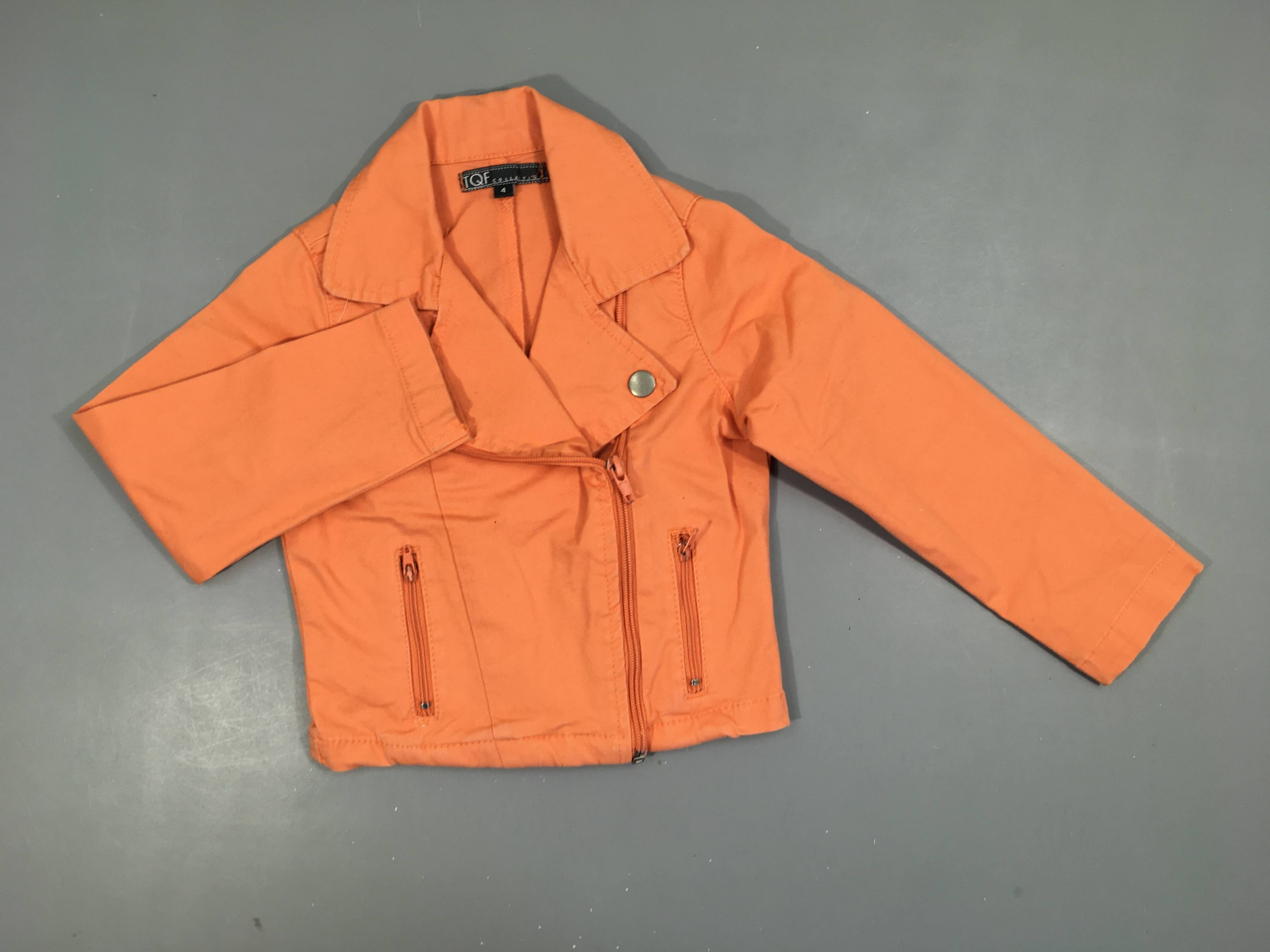 Veste légère orange style perfecto