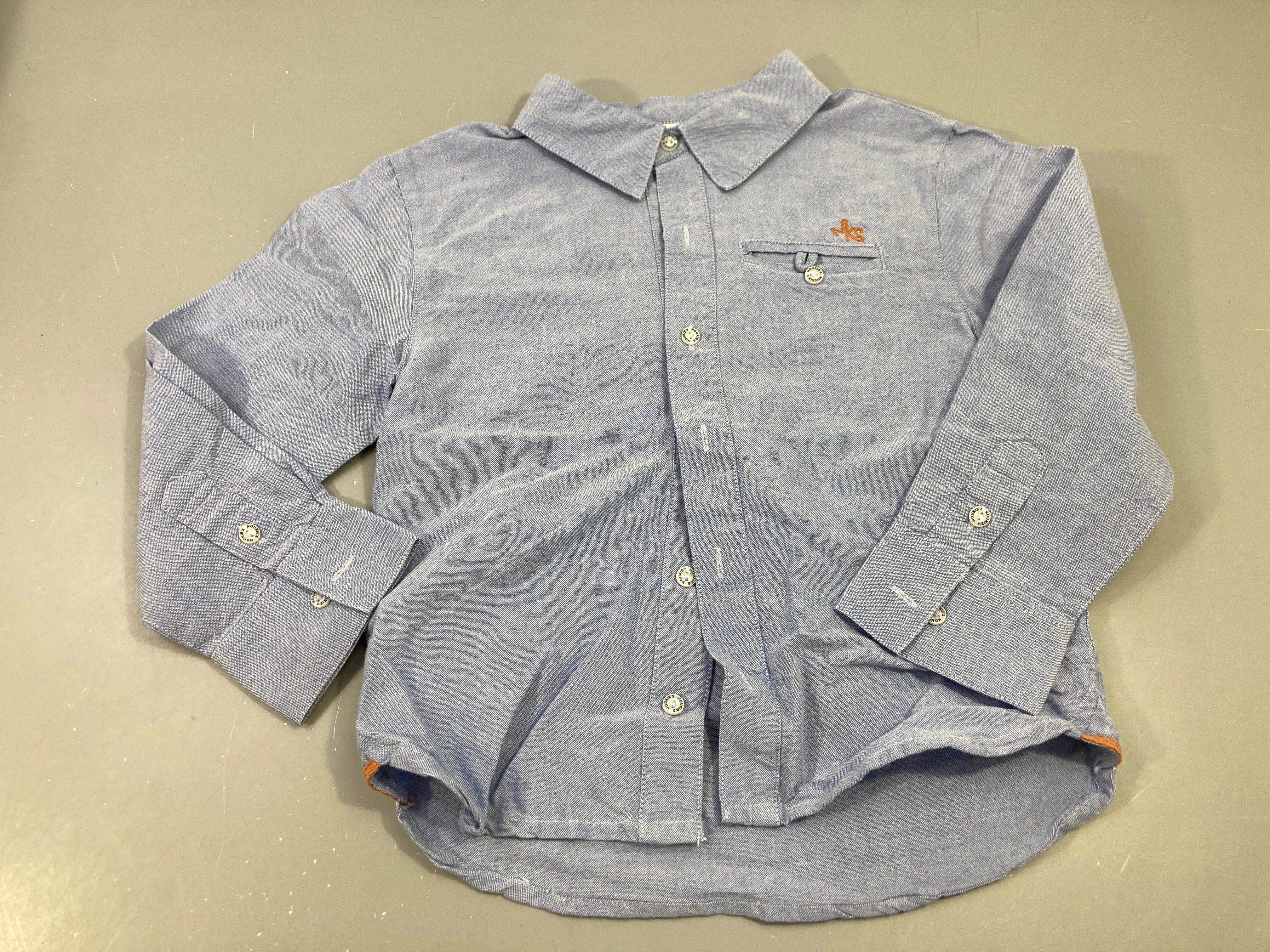 Chemise m.l bleu clair