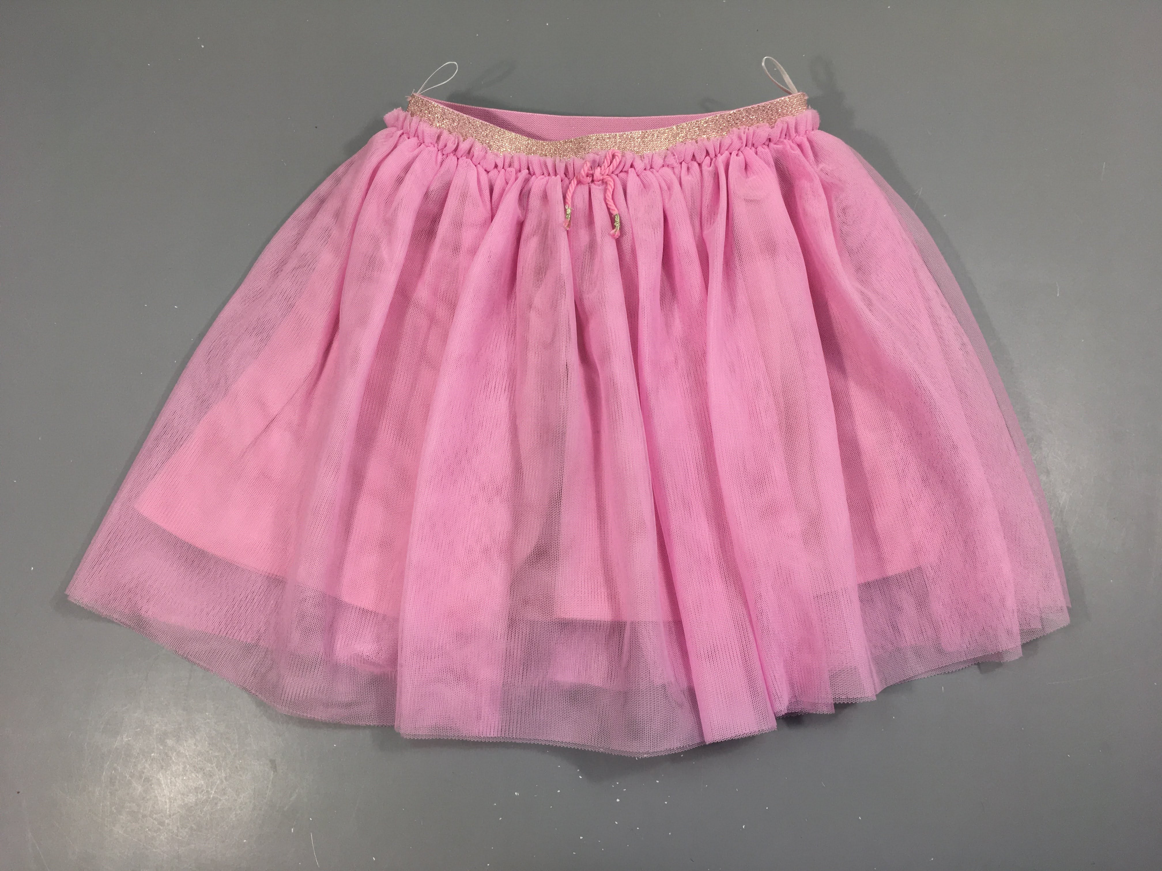 Jupe tulle rose doublée