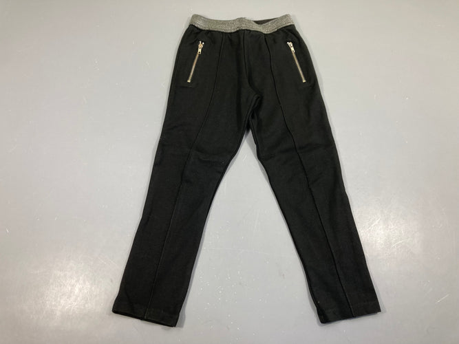 Tregging noir ceinture irisée, moins cher chez Petit Kiwi