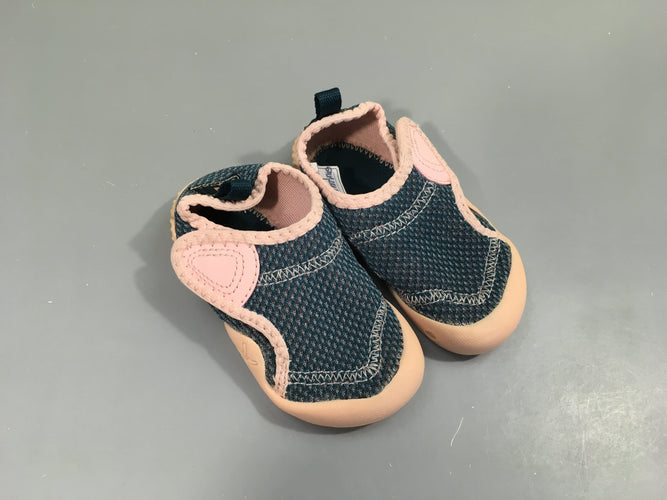 Chaussures de gym bleus-rose pâle Tailles estimée, moins cher chez Petit Kiwi