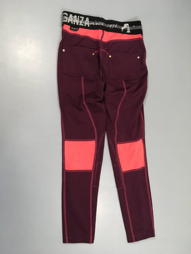 Legging d'équitation fouganza mauve-rose, moins cher chez Petit Kiwi