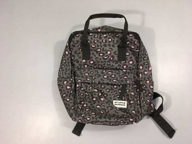 My Little Backpack léopard Gris-rose, moins cher chez Petit Kiwi