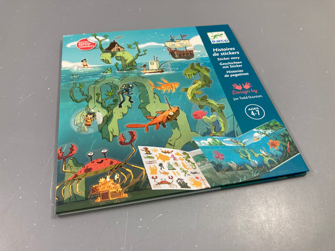 Histoires de stickers, repositionnables, 4-7a, Neuf, moins cher chez Petit Kiwi