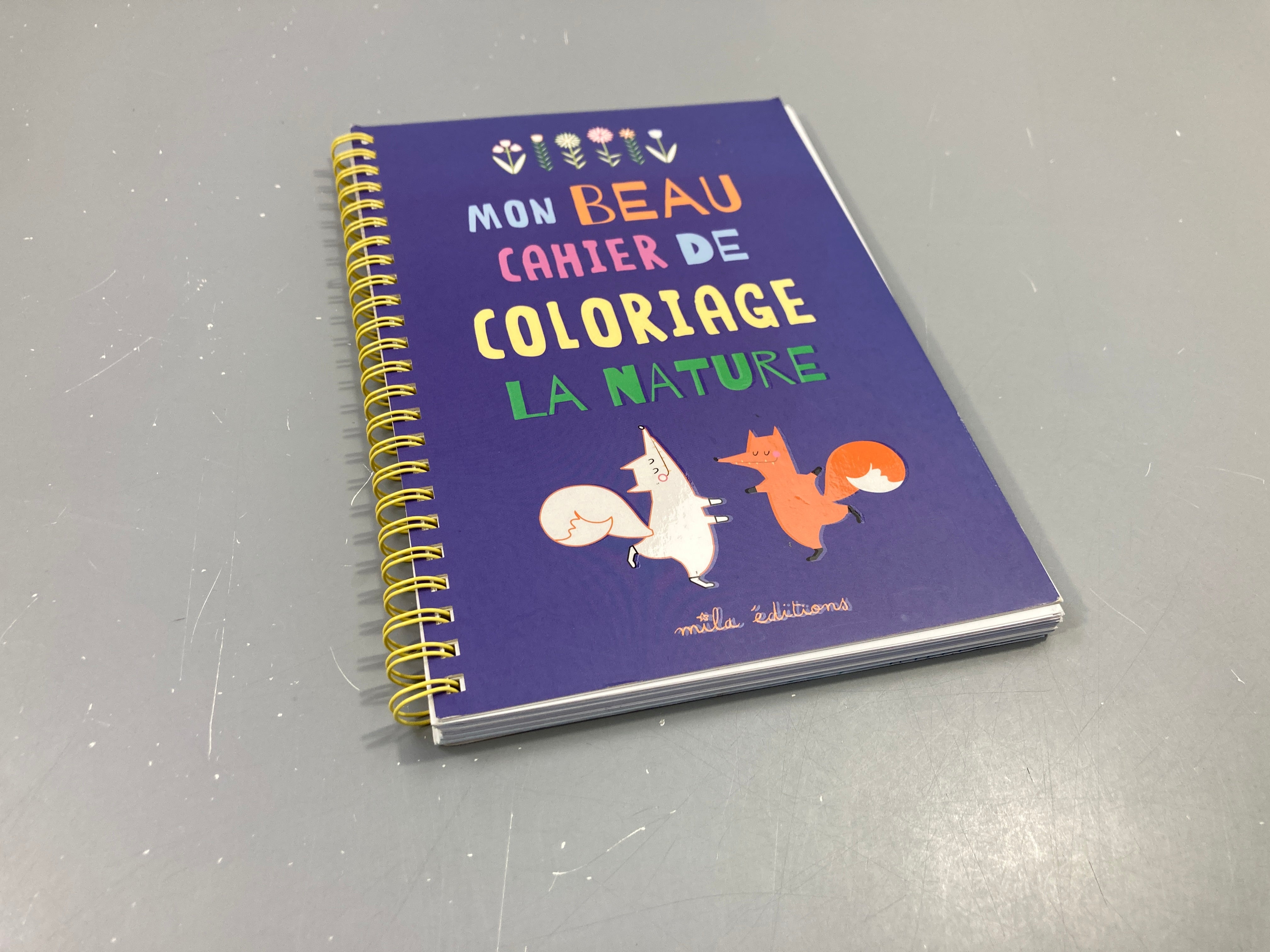 Mon beau cahier de coloriage, la nature, Neuf