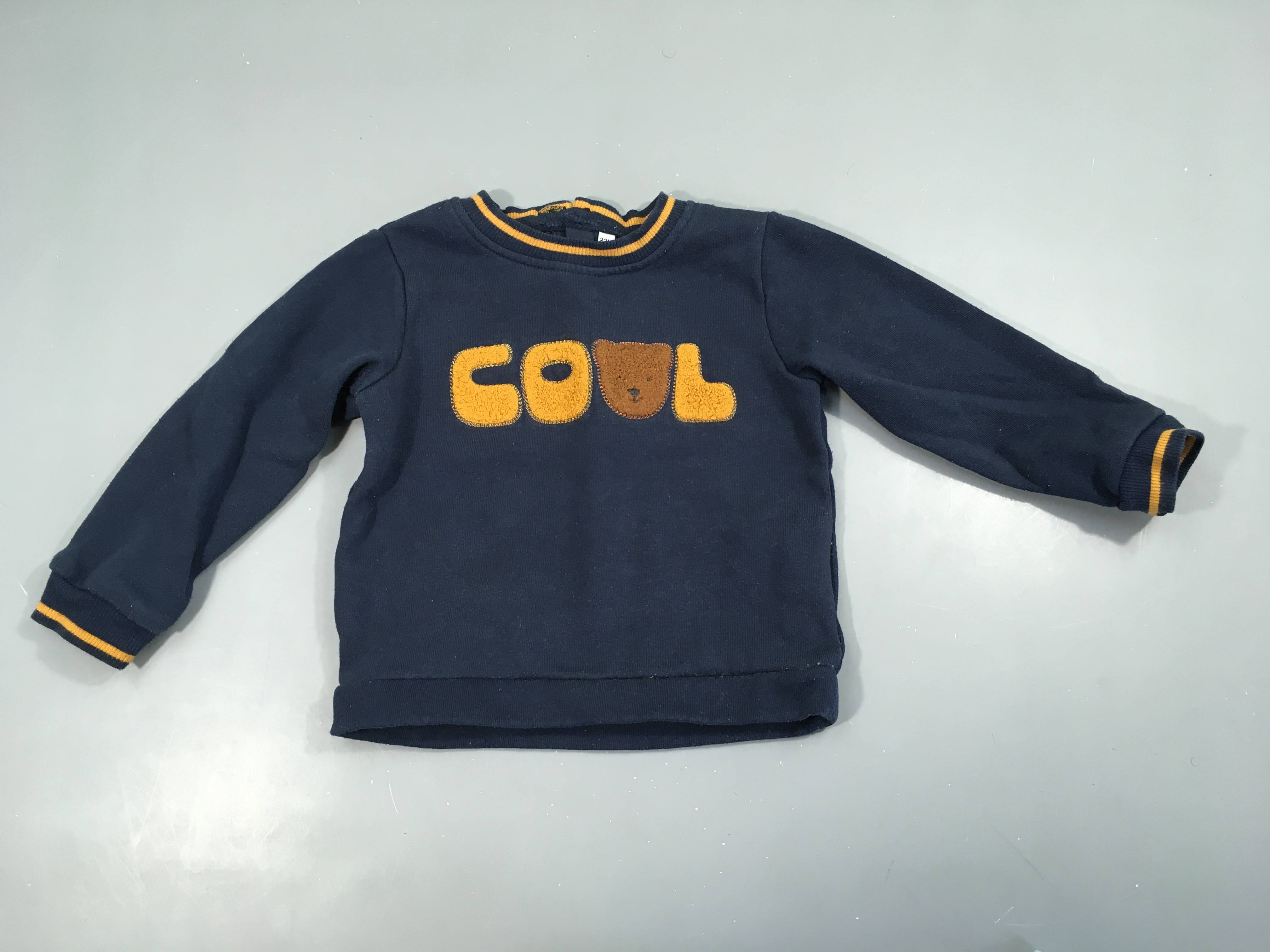 Sweat bleu foncé cool ours