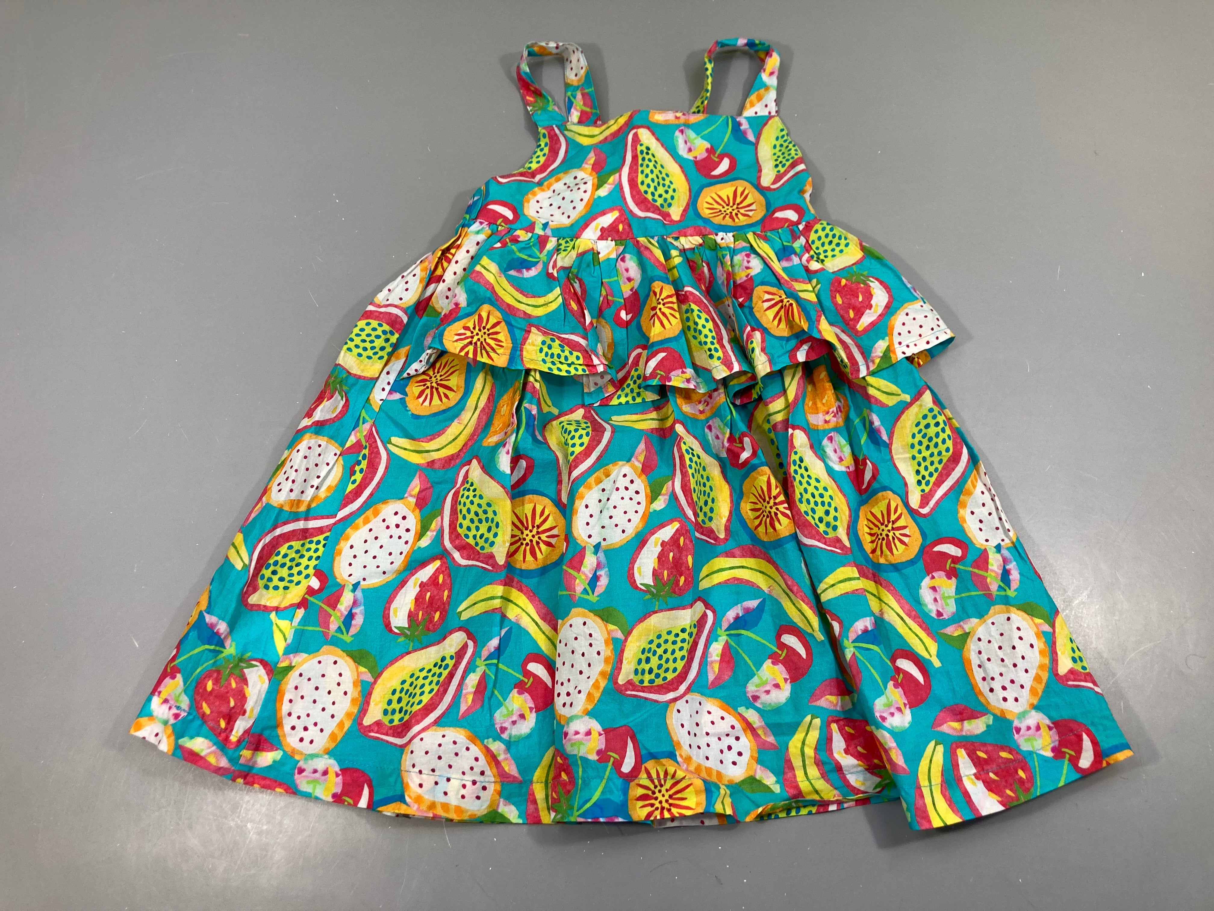 Robe s.m bleue fruits