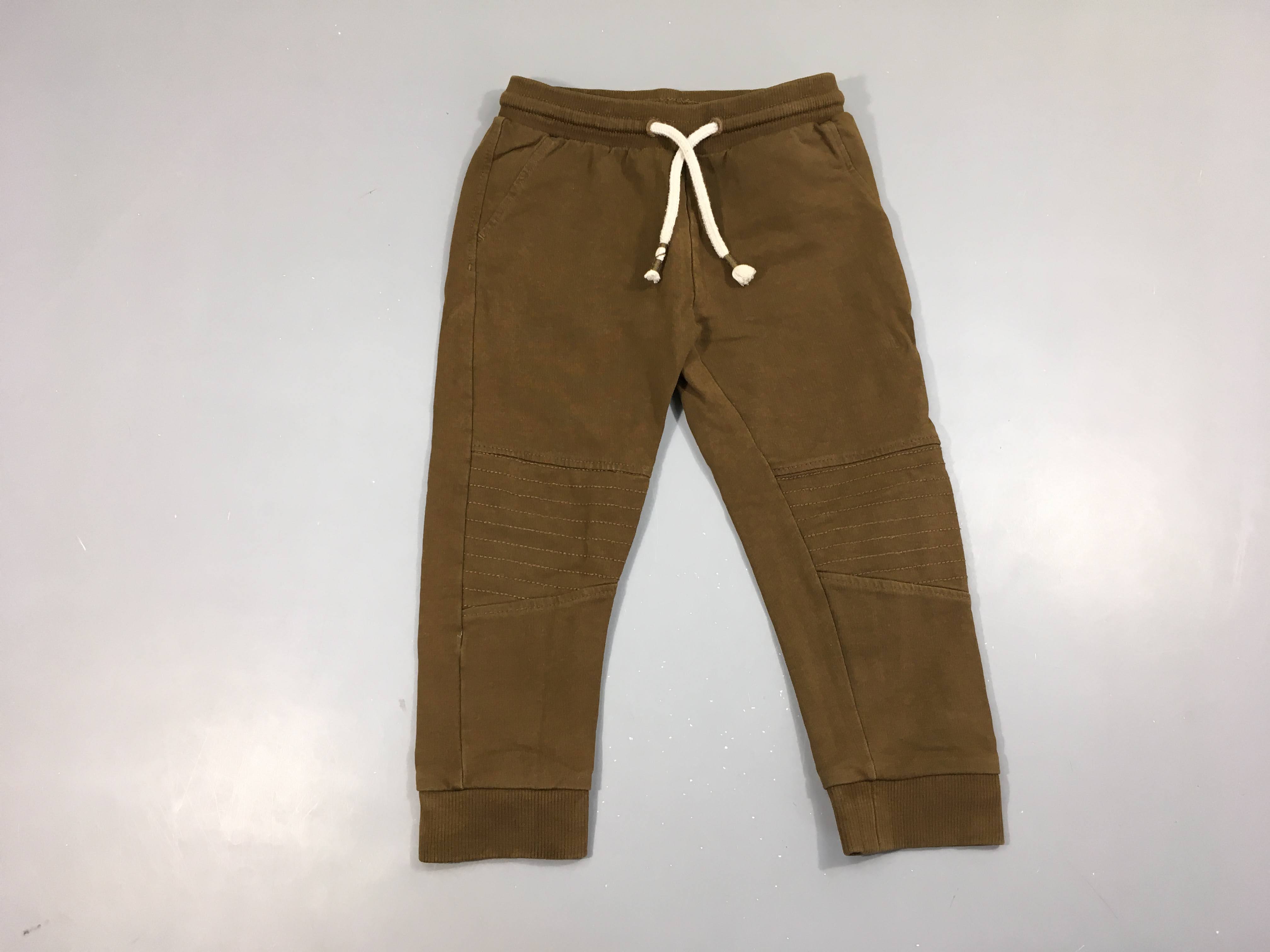 Pantalon de training kaki surpiqures