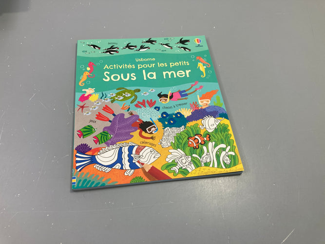 Usborne, activités pour les petits sous la mer, moins cher chez Petit Kiwi