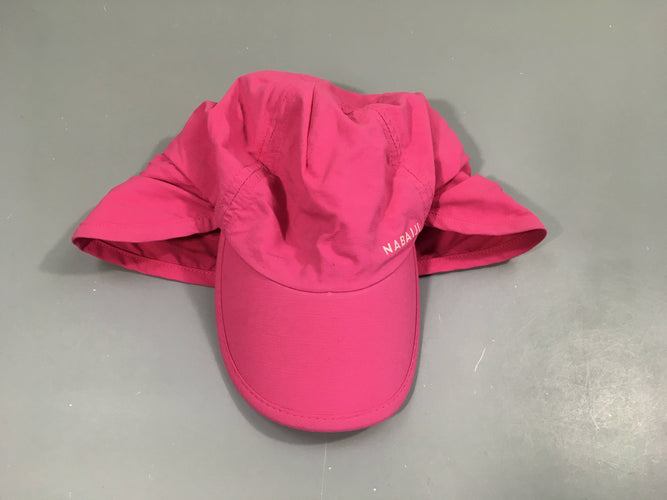 Casquette rose anti-uv nabaji, moins cher chez Petit Kiwi