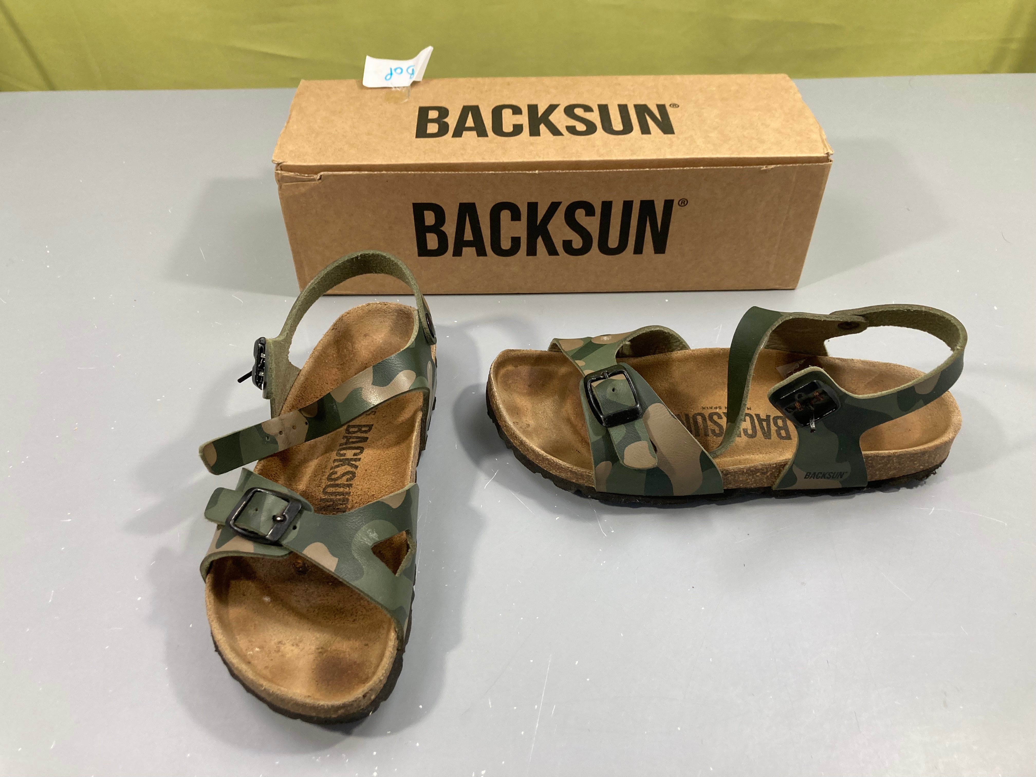 Backsun Sandales kaki Army