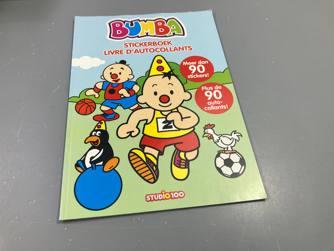 Bumba, livre d'autocollants, moins cher chez Petit Kiwi