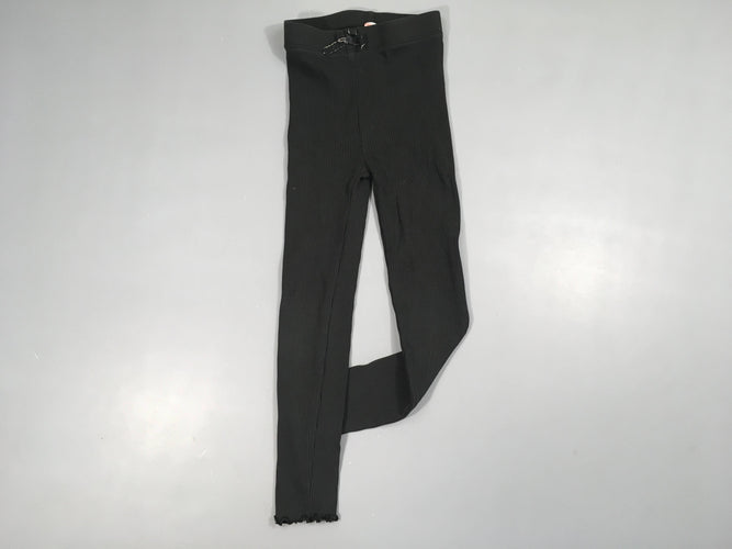 Legging noir côtelé, moins cher chez Petit Kiwi