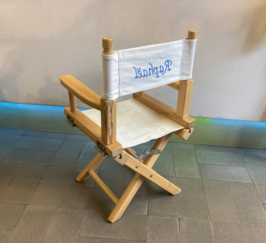 Chaise de metteur en scène personalisée - Raphaël, moins cher chez Petit Kiwi