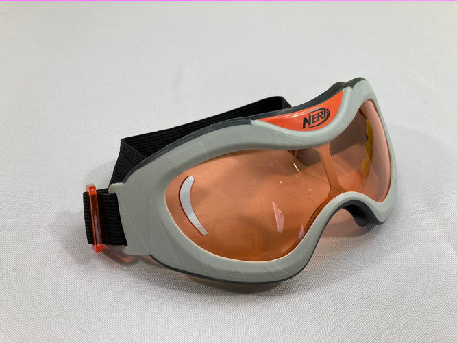 Masque de prote.ction Nerf Elite Battle Goggles orange, moins cher chez Petit Kiwi