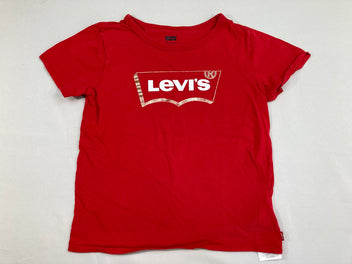 T-shirt m.c rouge Levi's, légèrement bouloché