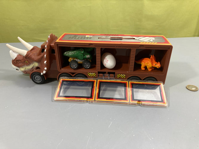 Camion de transport Dinosaures, moins cher chez Petit Kiwi