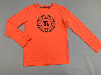 T-shirt m.l orange néon flammé T&V