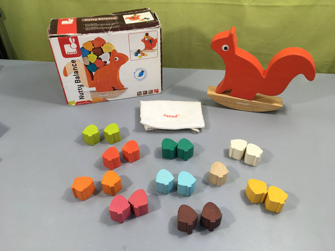 Nutty Balance, +2a, manque 3 pièces et boite abîmée, moins cher chez Petit Kiwi