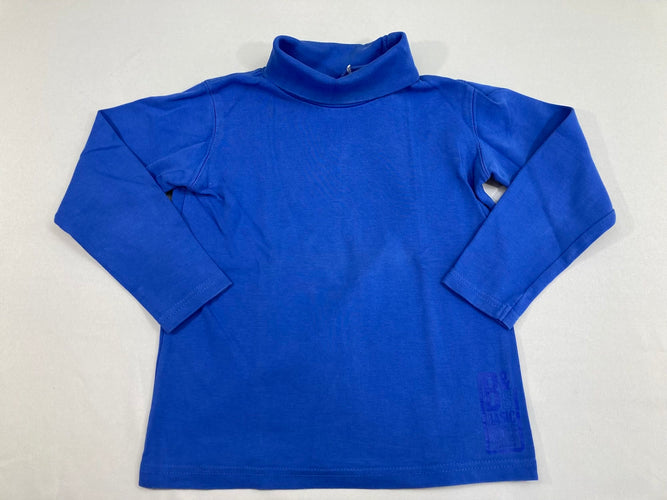 T-shirt m.l col roulé bleu, moins cher chez Petit Kiwi