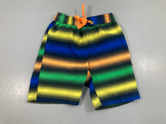 Short de plage pointillés couleurs, moins cher chez Petit Kiwi