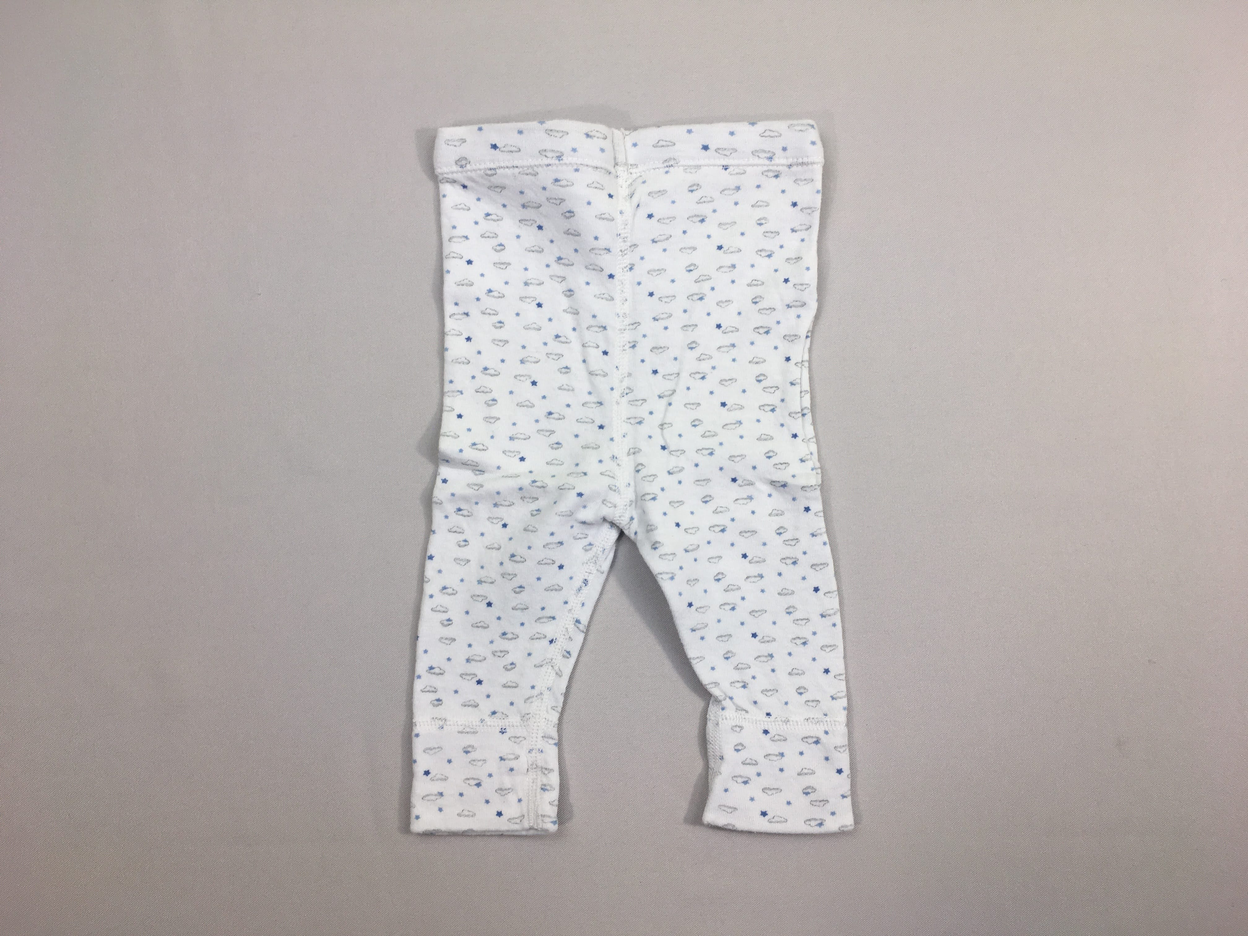 Legging blanc nuages