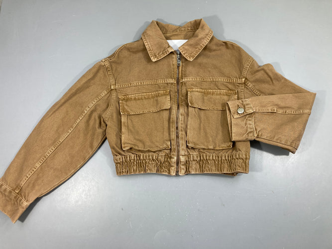 Veste en jean Camel cropped, moins cher chez Petit Kiwi