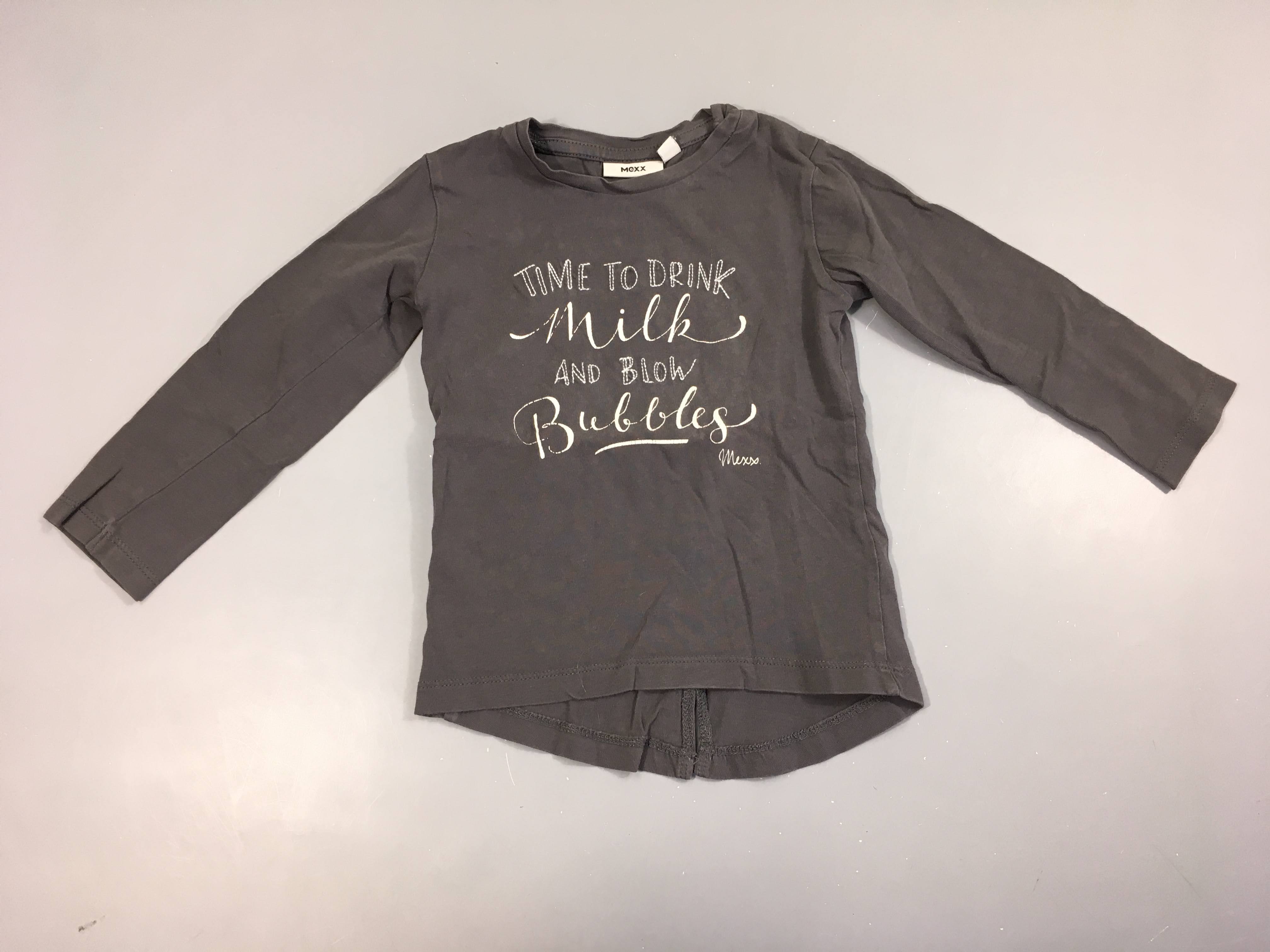 T-shirt m.l gris foncé Milk