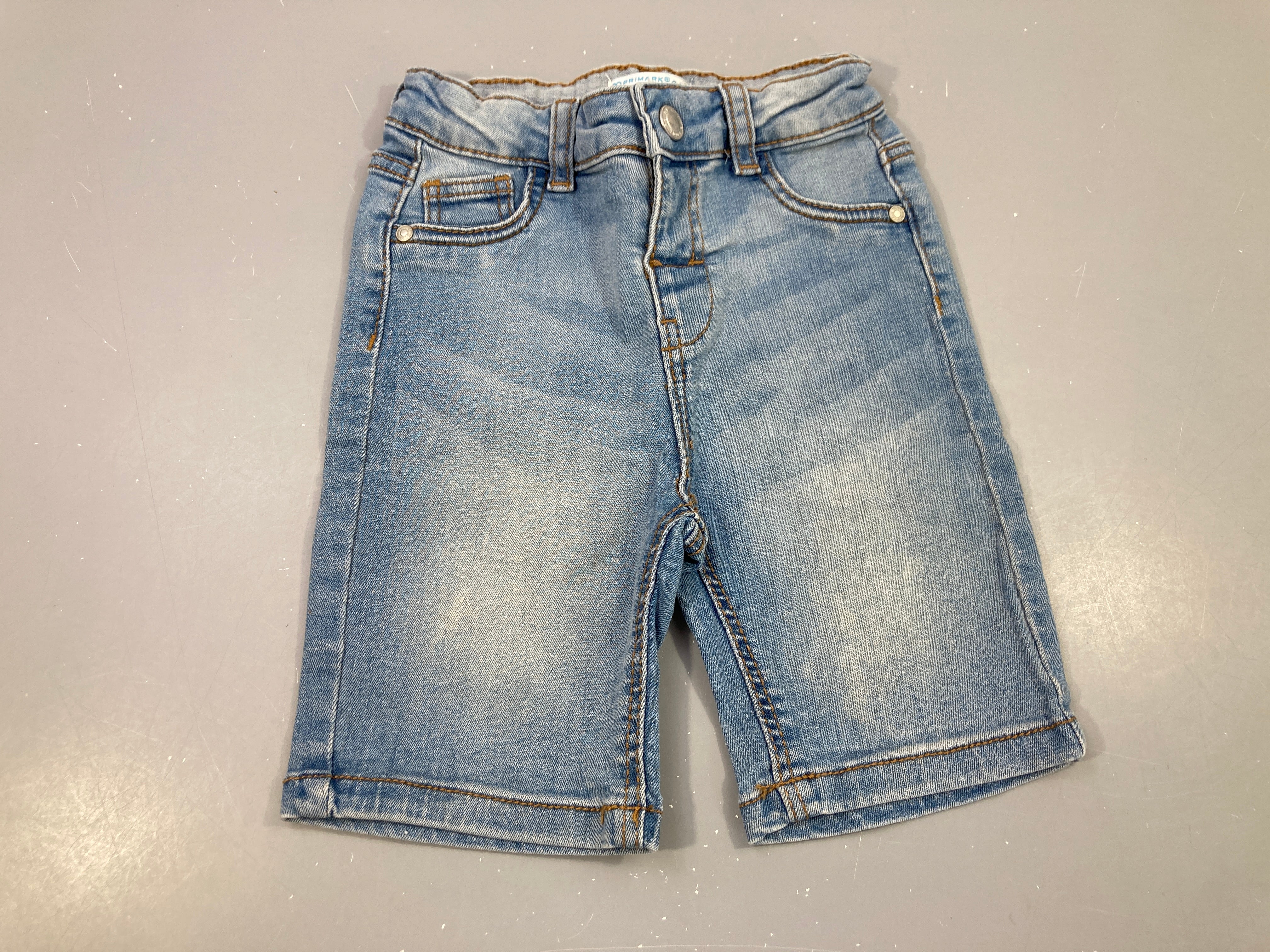 Bermuda en jean Slim