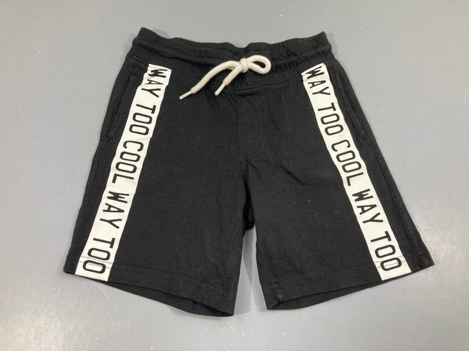 Bemuda jersey noir Cool, moins cher chez Petit Kiwi