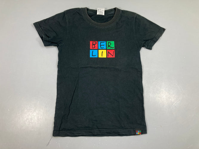 T-shirt m.c noir BERLIN, moins cher chez Petit Kiwi