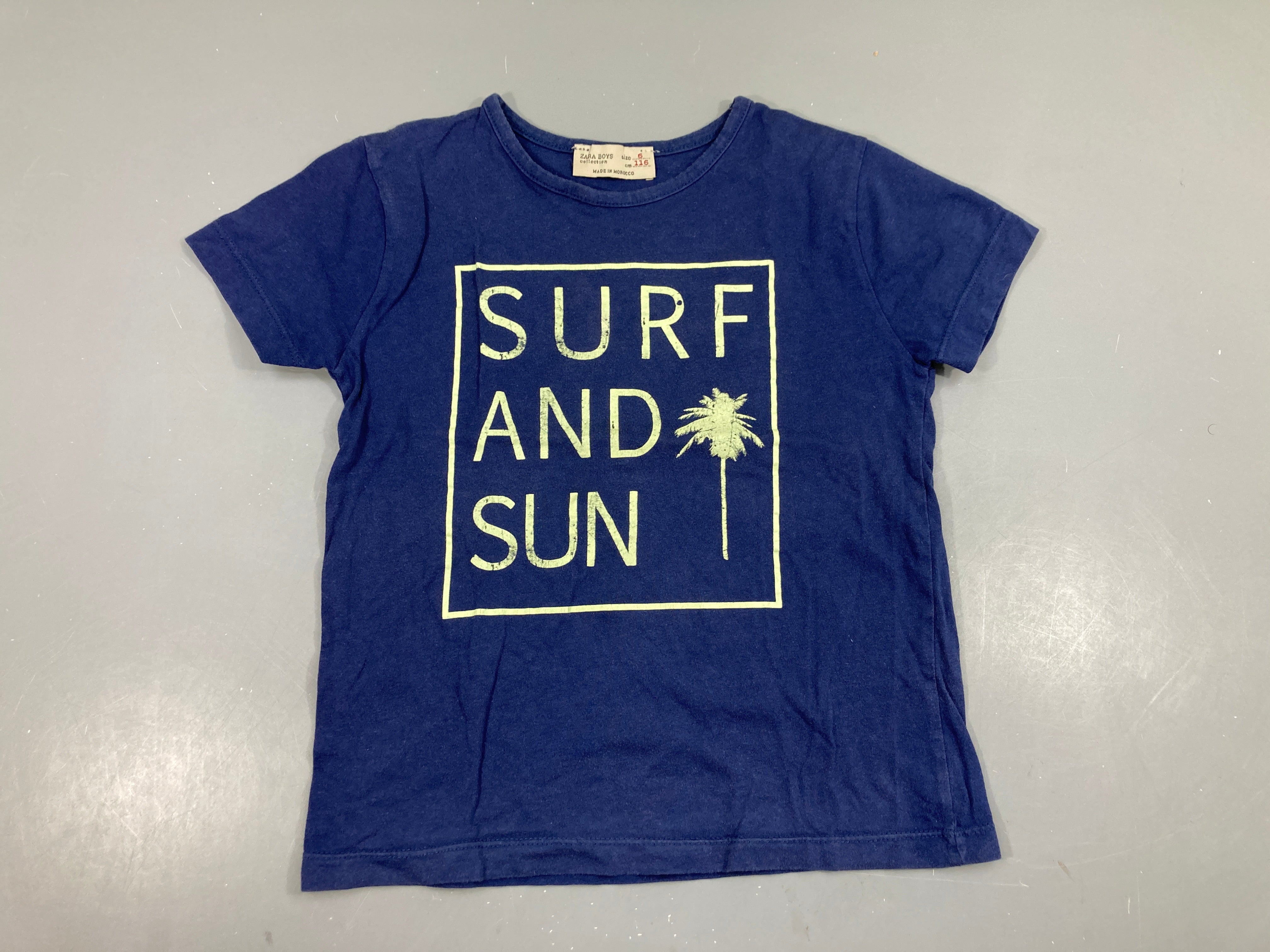 T-shirt m.c bleu foncé Surf