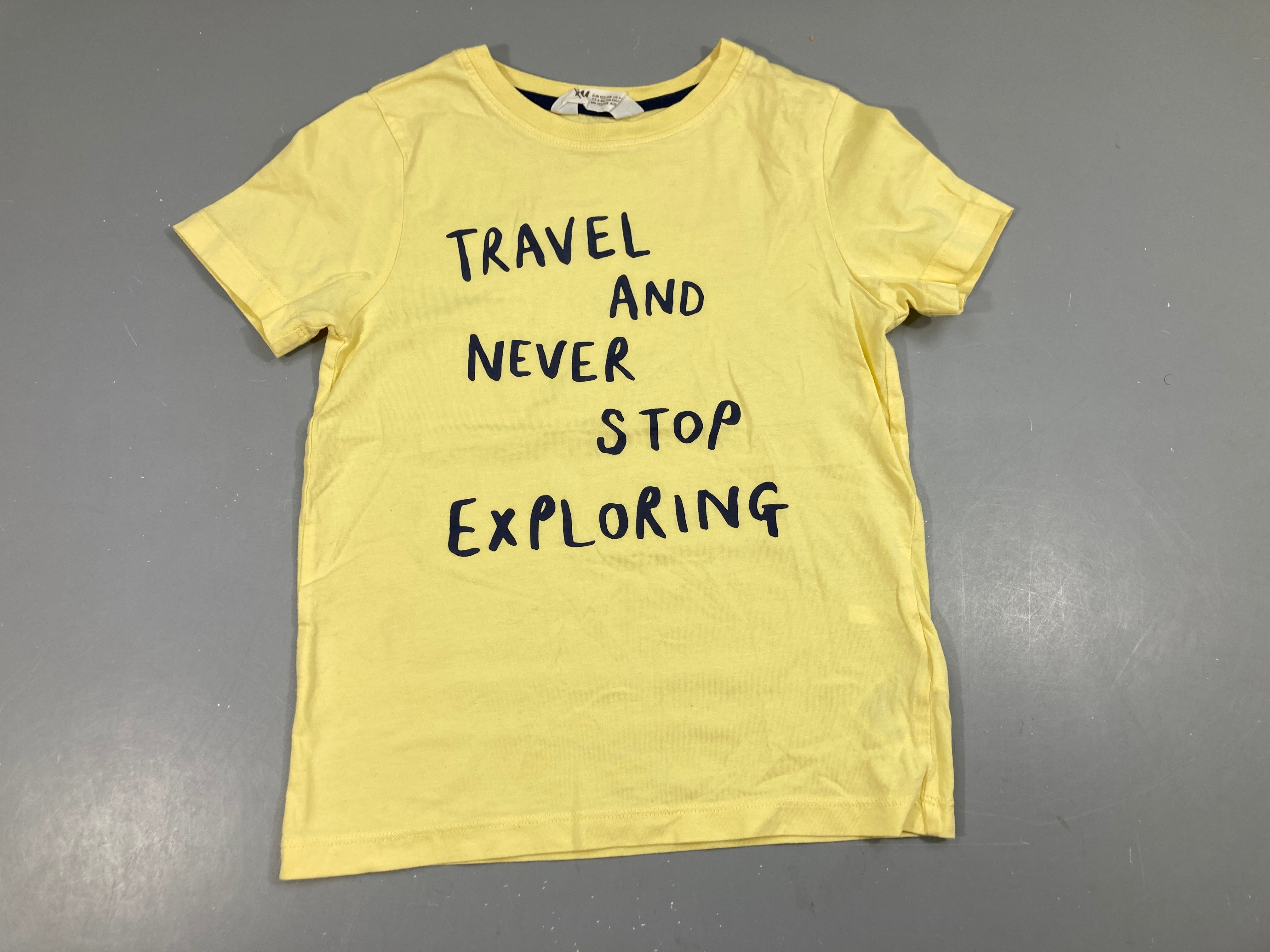 T-shirt m.c jaune Travel