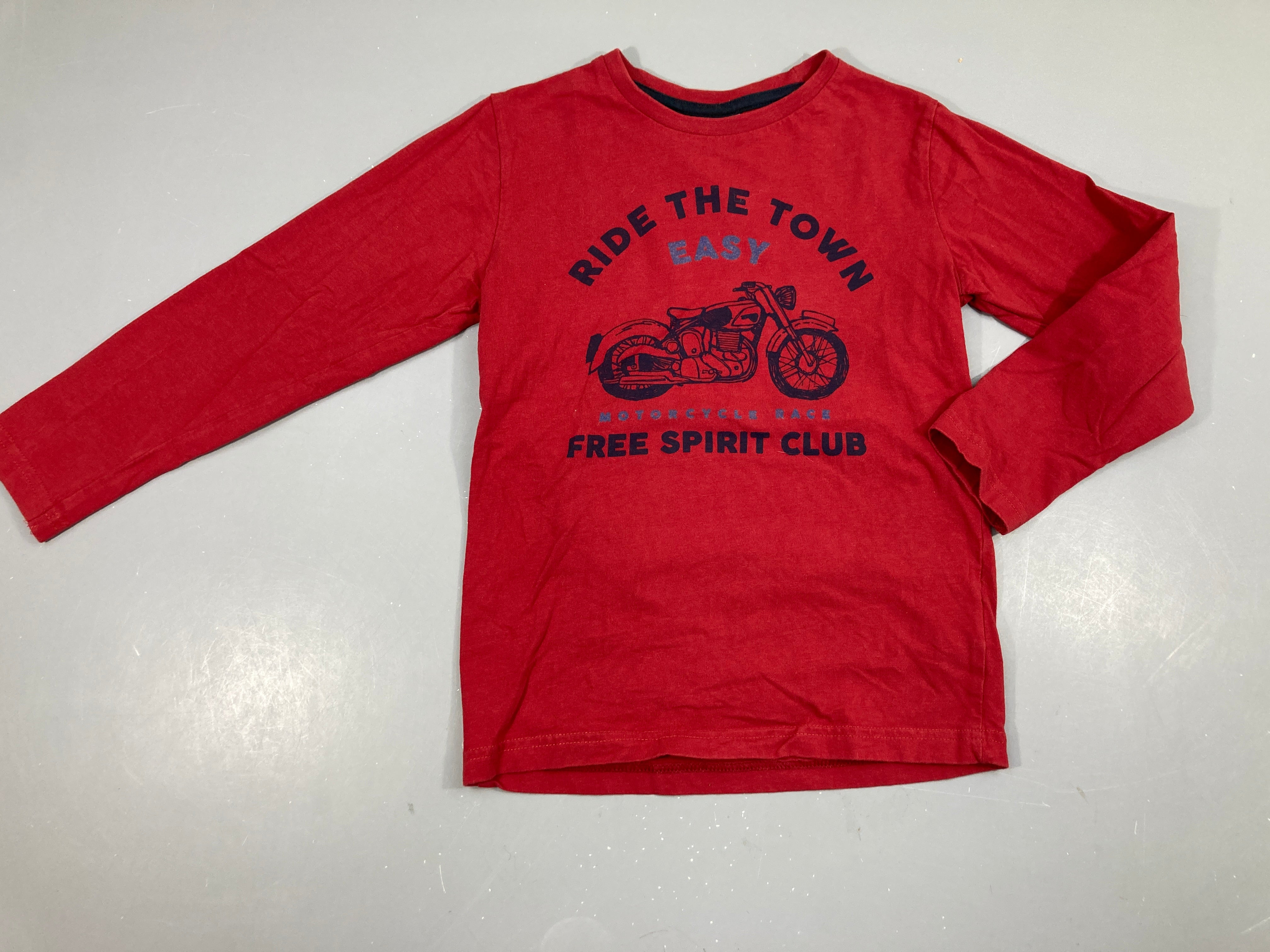 T-shirt m.l rouge  Moto