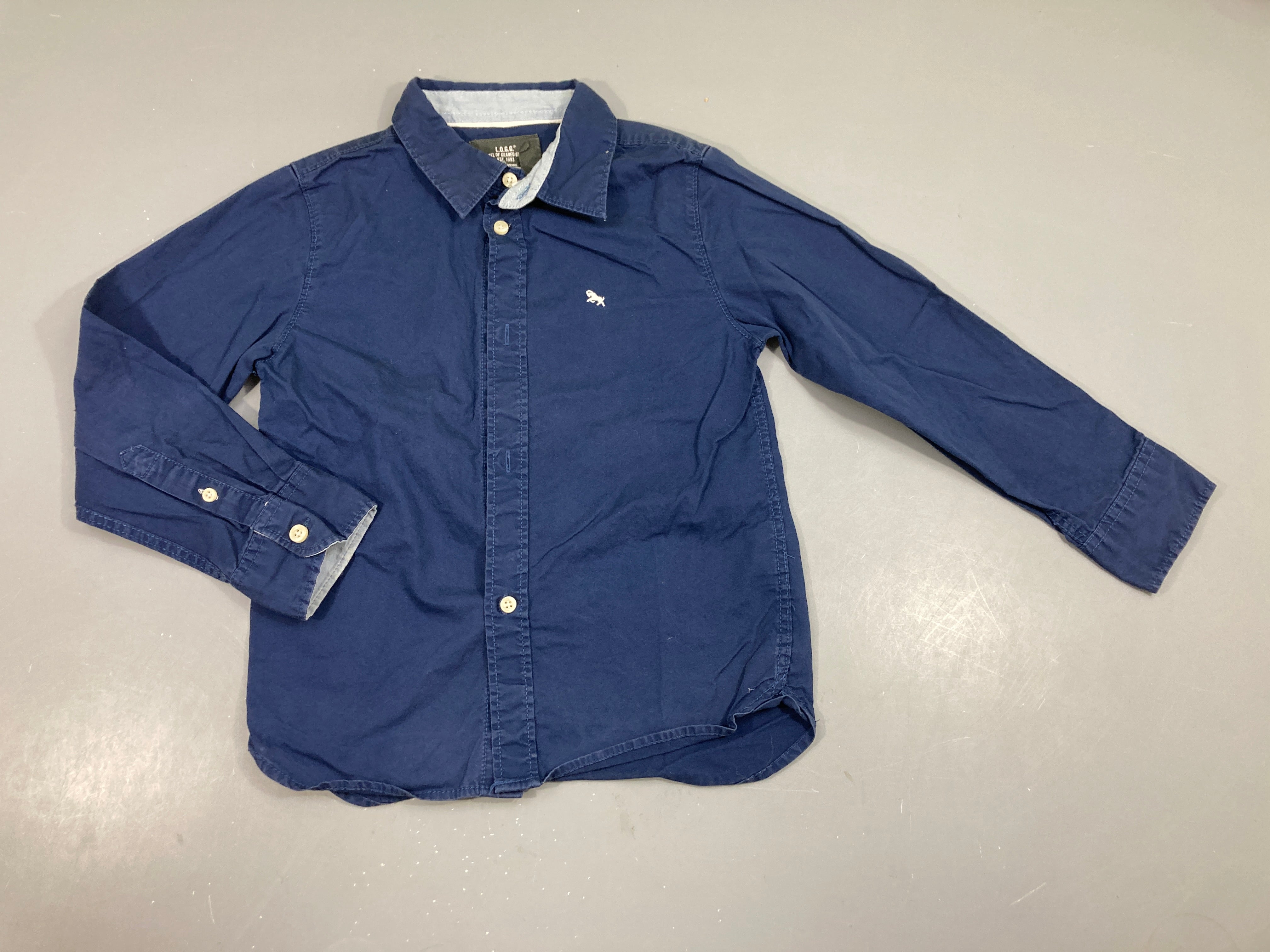 Chemise m.l bleu foncé