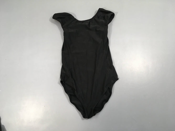 Maillot de danse/gym m.c noir, moins cher chez Petit Kiwi