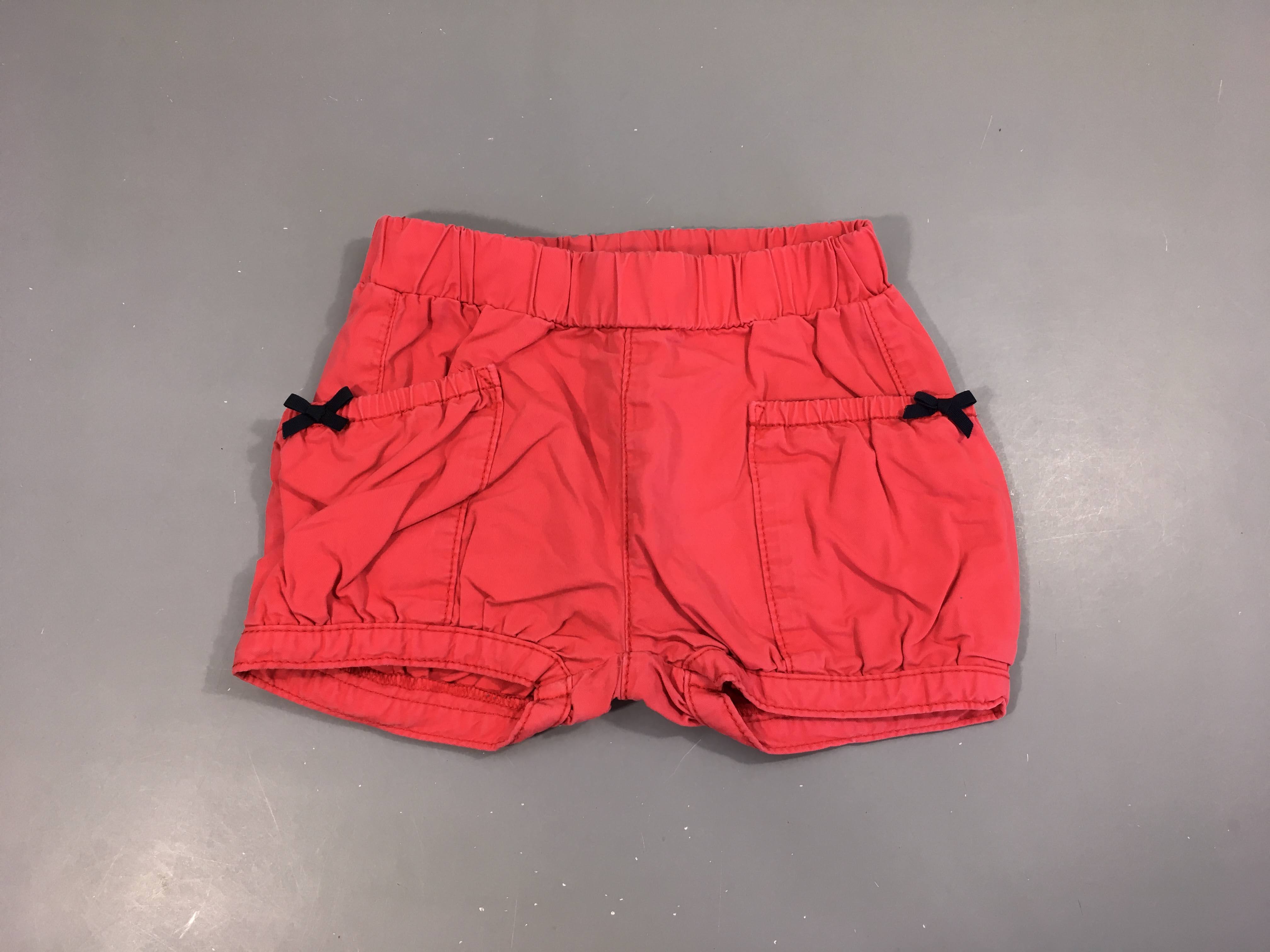 Short rose vig noeuds poche