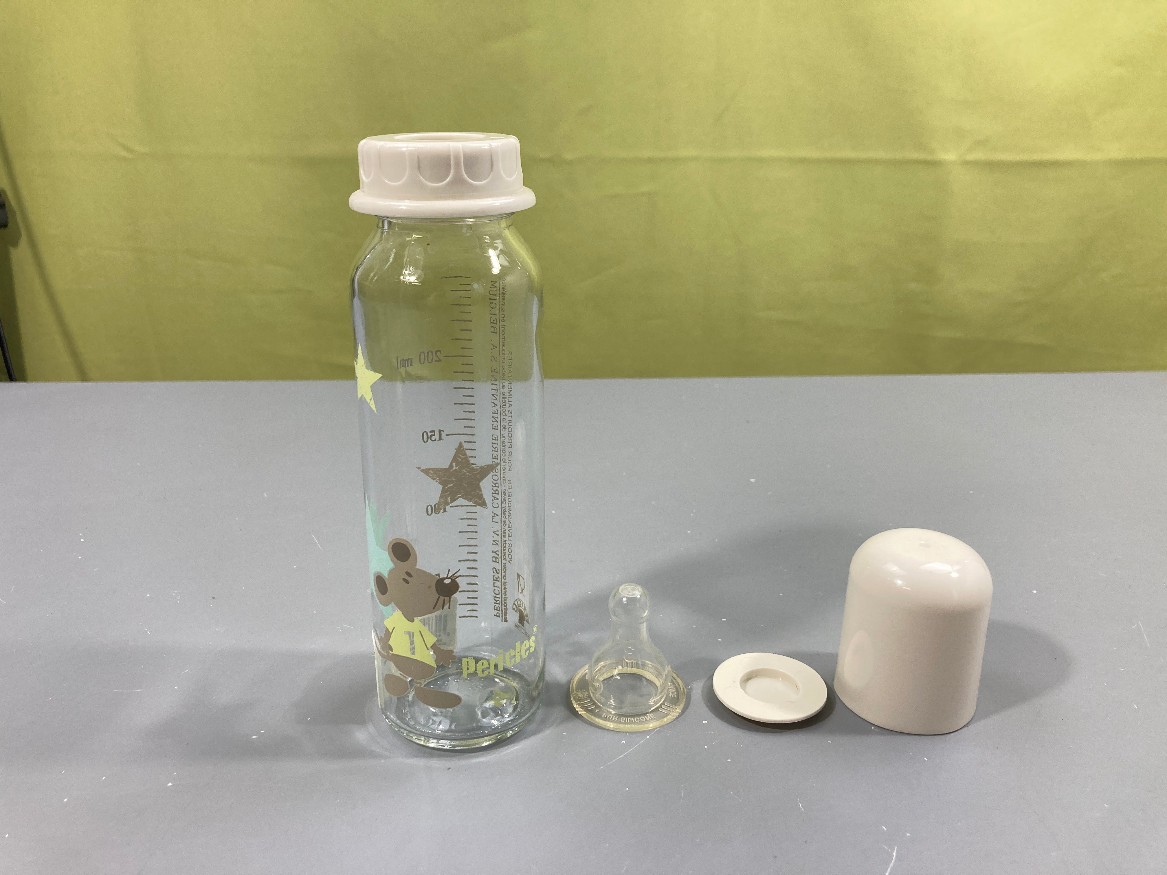 Biberon en verre souris, 250ml