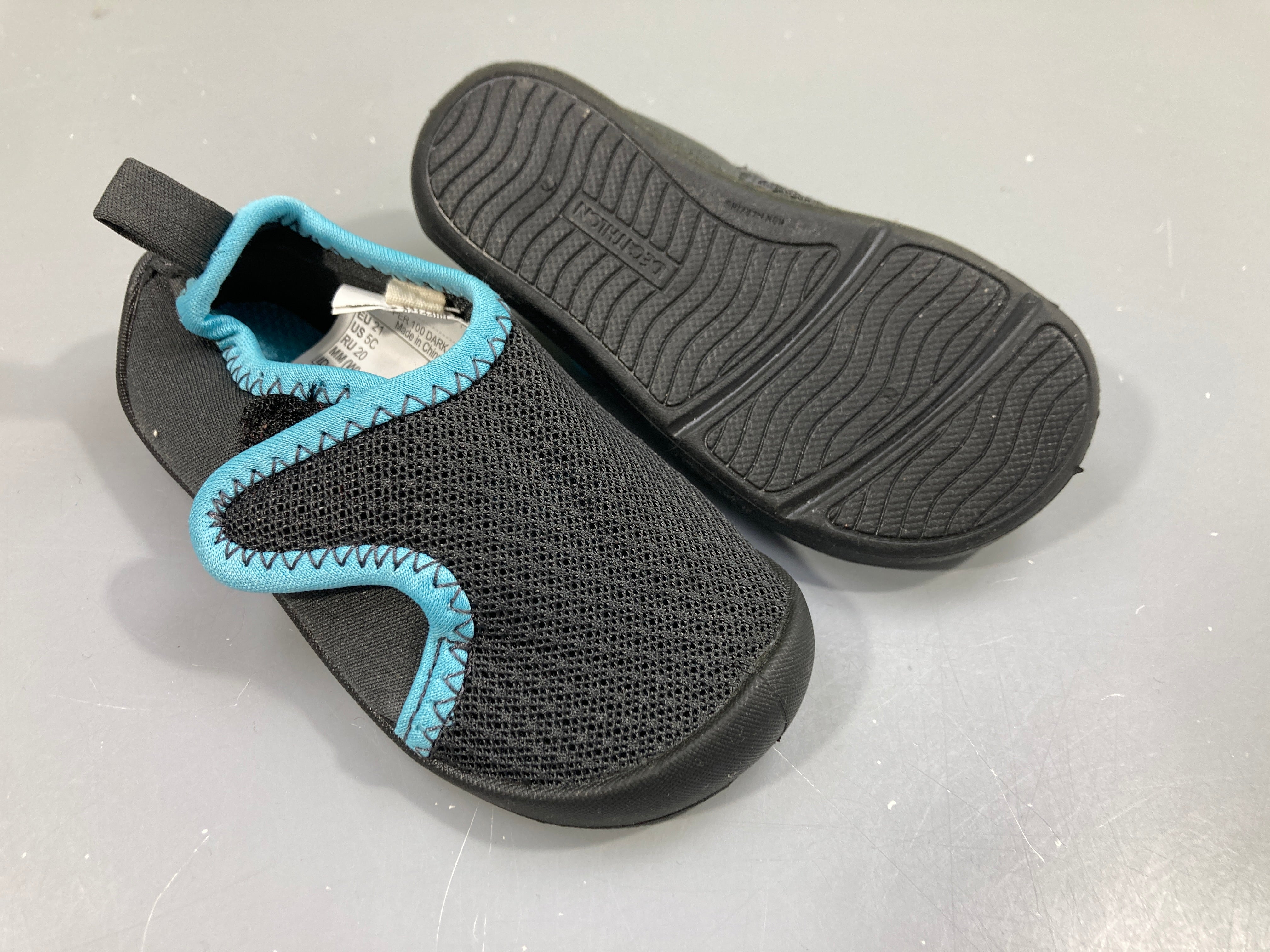 Chaussures d'eau noir/bleu, 21