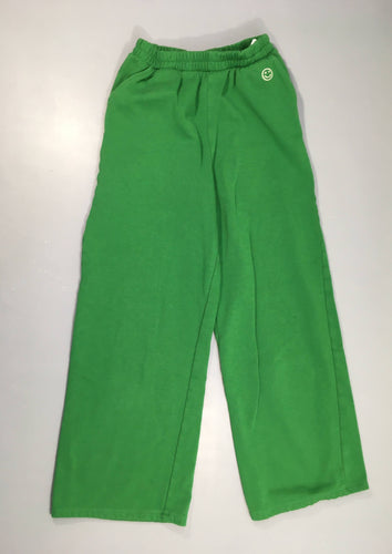 Pantalon de training molleton vert large, moins cher chez Petit Kiwi